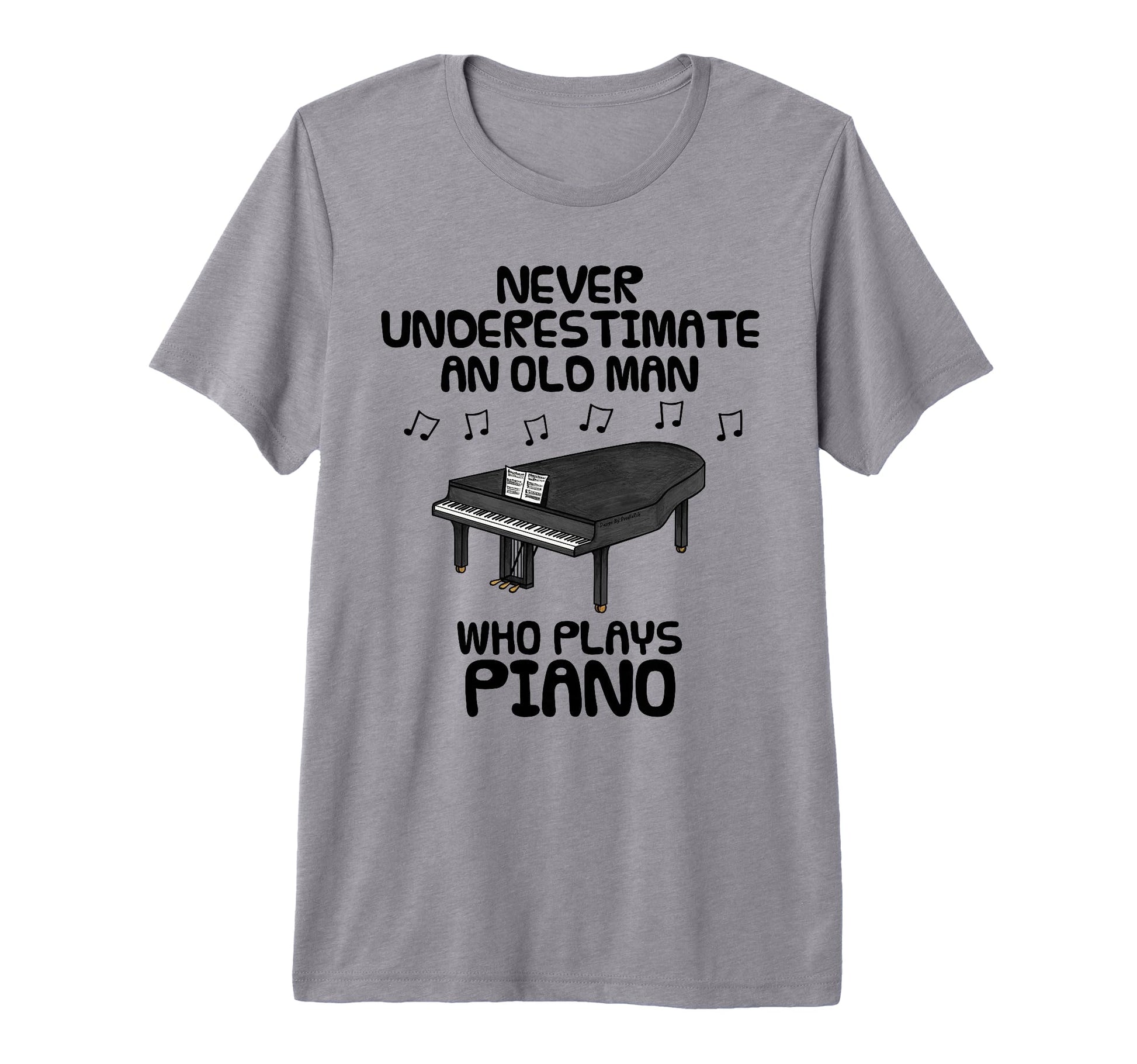 Mens Never Underestimate Old Who T-Shirt - Fun Novelty Design for Adults - T-Shirt, Sweatshirt, Hoodie