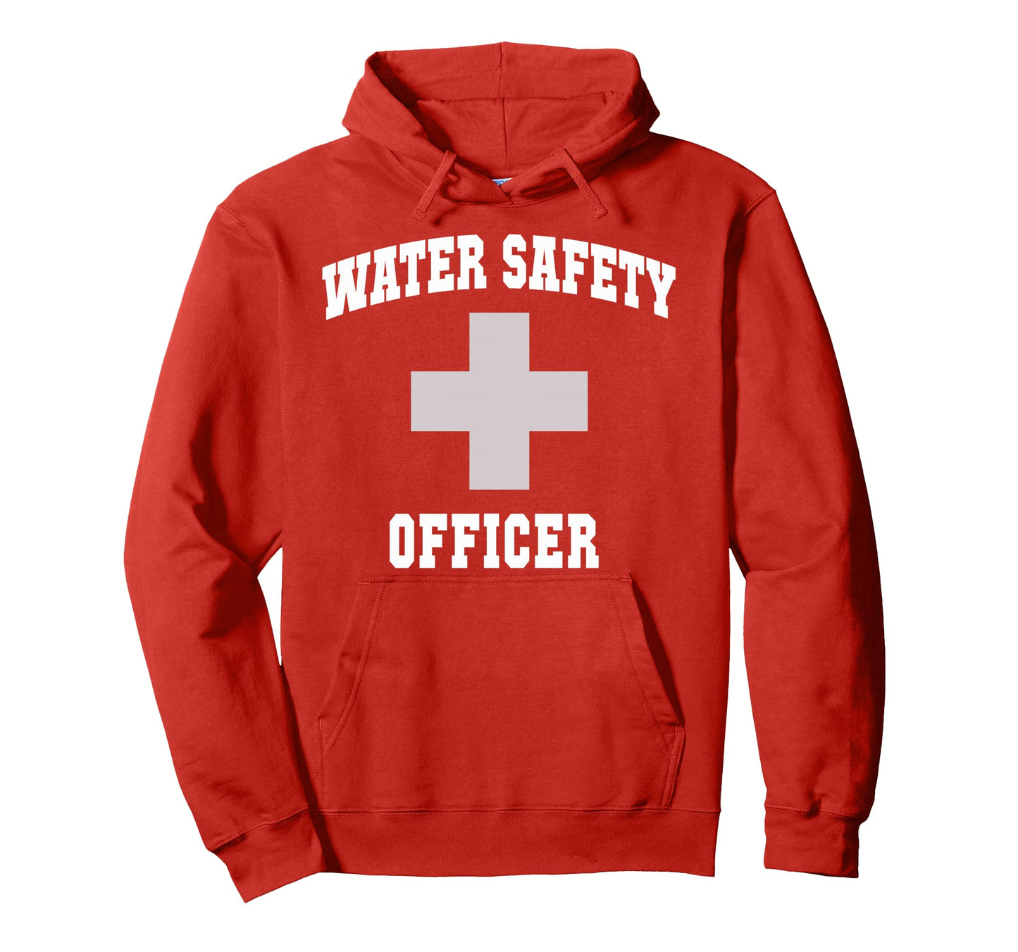 Sarcastic Water Safety Officer Swim Hoodie - Minimalist Print for Adults - T-Shirt, Sweatshirt, Hoodie