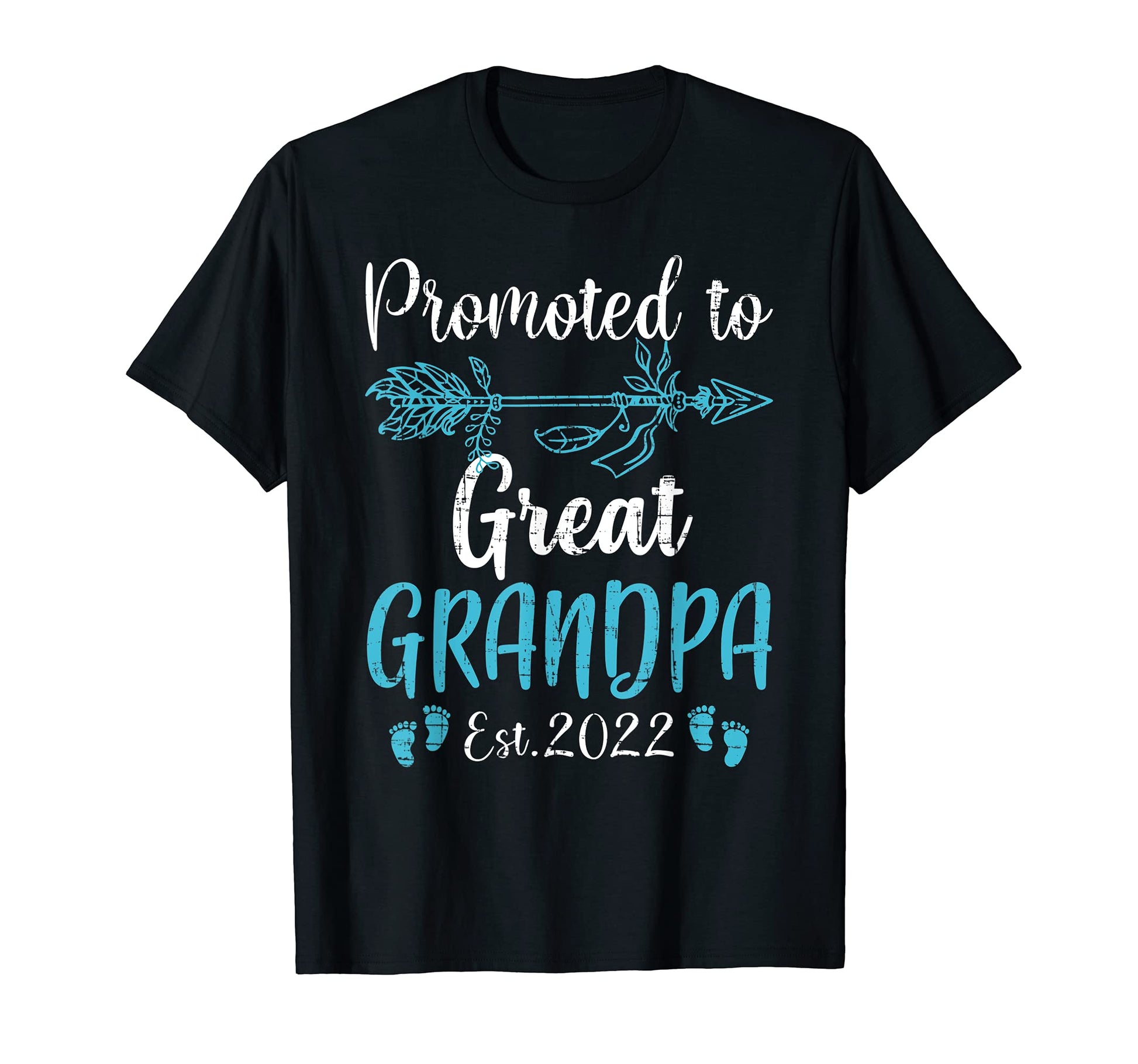 Mens Funny Promoted To Great Grandpa Est T-Shirt - Novelty Apparel Unisex - T-Shirt, Sweatshirt, Hoodie