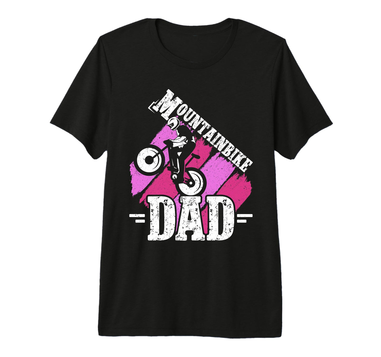 Mens Mountain Bike Dad Mountain Biking T-Shirt - Custom Art Print Unisex - T-Shirt, Sweatshirt, Hoodie
