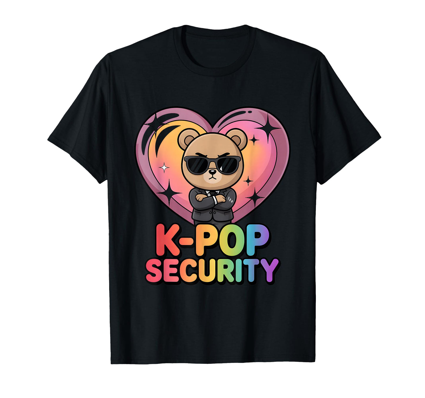 K Pop Security Parent Funny Mom Dad T-Shirt - Trendy Graphic for Adults - T-Shirt, Sweatshirt, Hoodie
