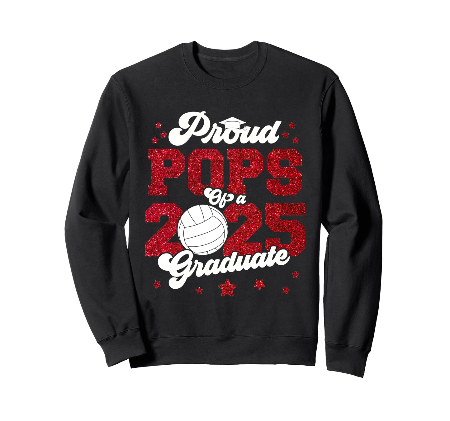 Pops 2025 Graduate Prom Squad Sweatshirt - Minimalist Print Unisex - T-Shirt, Sweatshirt, Hoodie
