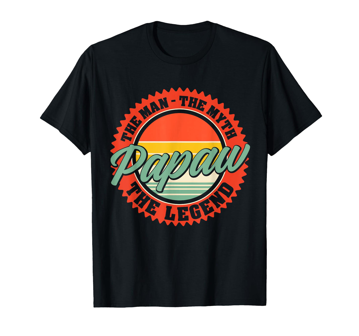 Papaw Myth Legend Dad Grandpa T-Shirt - Trendy Graphic for Adults - T-Shirt, Sweatshirt, Hoodie