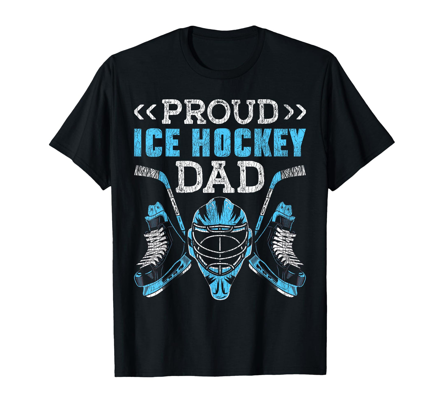 Ice Hockey Goalie Dad Father Goalkeeper T-Shirt - Minimalist Print Unisex - T-Shirt, Sweatshirt, Hoodie