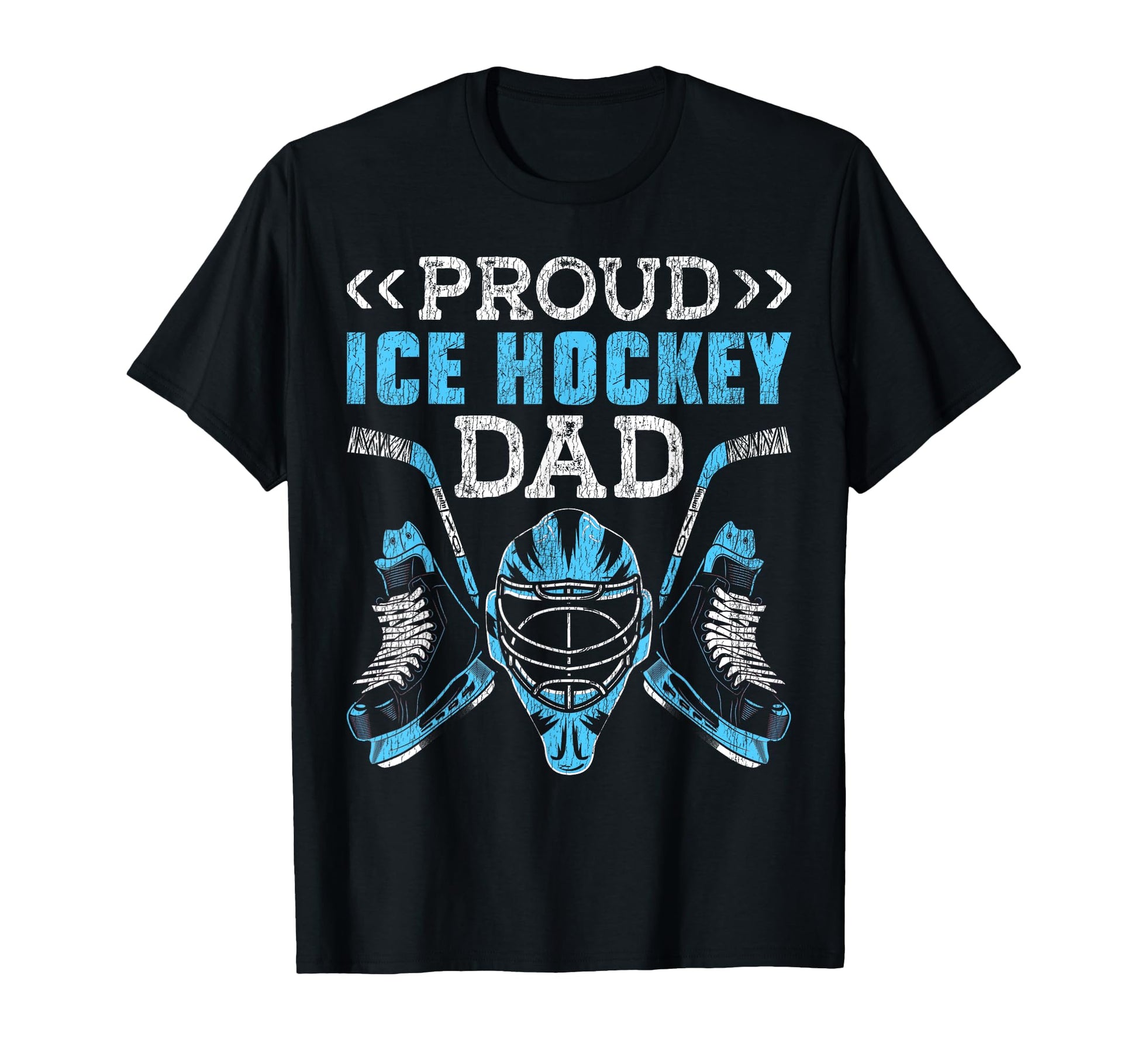 Ice Hockey Goalie Dad Father Goalkeeper T-Shirt - Minimalist Print Unisex - T-Shirt, Sweatshirt, Hoodie