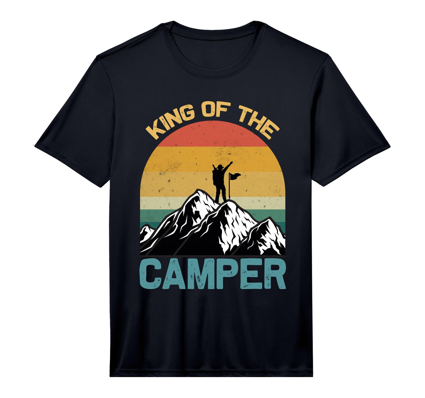 King Camper Matching Camping Travel T-Shirt - Novelty Apparel Unisex - T-Shirt, Sweatshirt, Hoodie