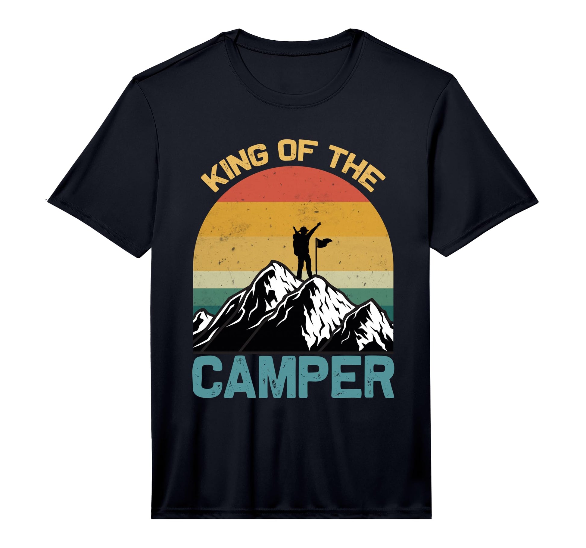 King Camper Matching Camping Travel T-Shirt - Novelty Apparel Unisex - T-Shirt, Sweatshirt, Hoodie