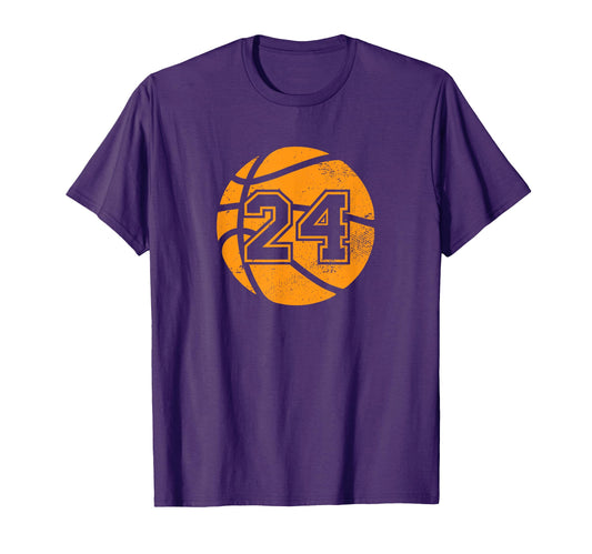 Basketball Player 24 Basketball Mom T-Shirt - Fun Novelty Design Men Women - T-Shirt, Sweatshirt, Hoodie