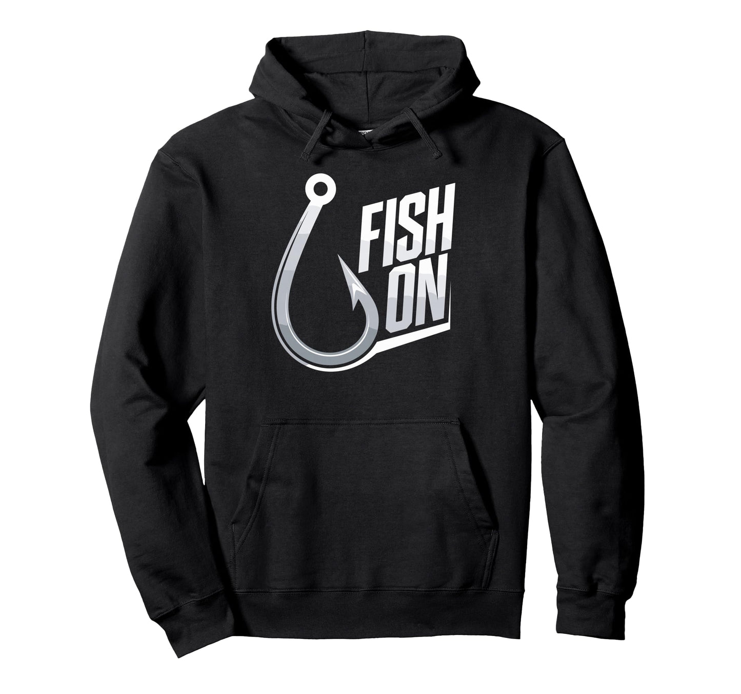 Fish Fishing Hook Fish Fun Fisherman Hoodie - Graphic Print for Adults - T-Shirt, Sweatshirt, Hoodie