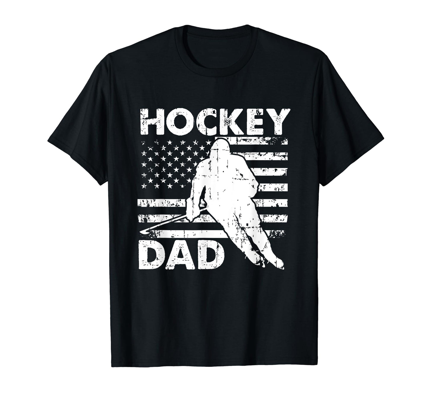 American Flag Hockey Dad Coach T-Shirt - Aesthetic Graphic for Adults - T-Shirt, Sweatshirt, Hoodie