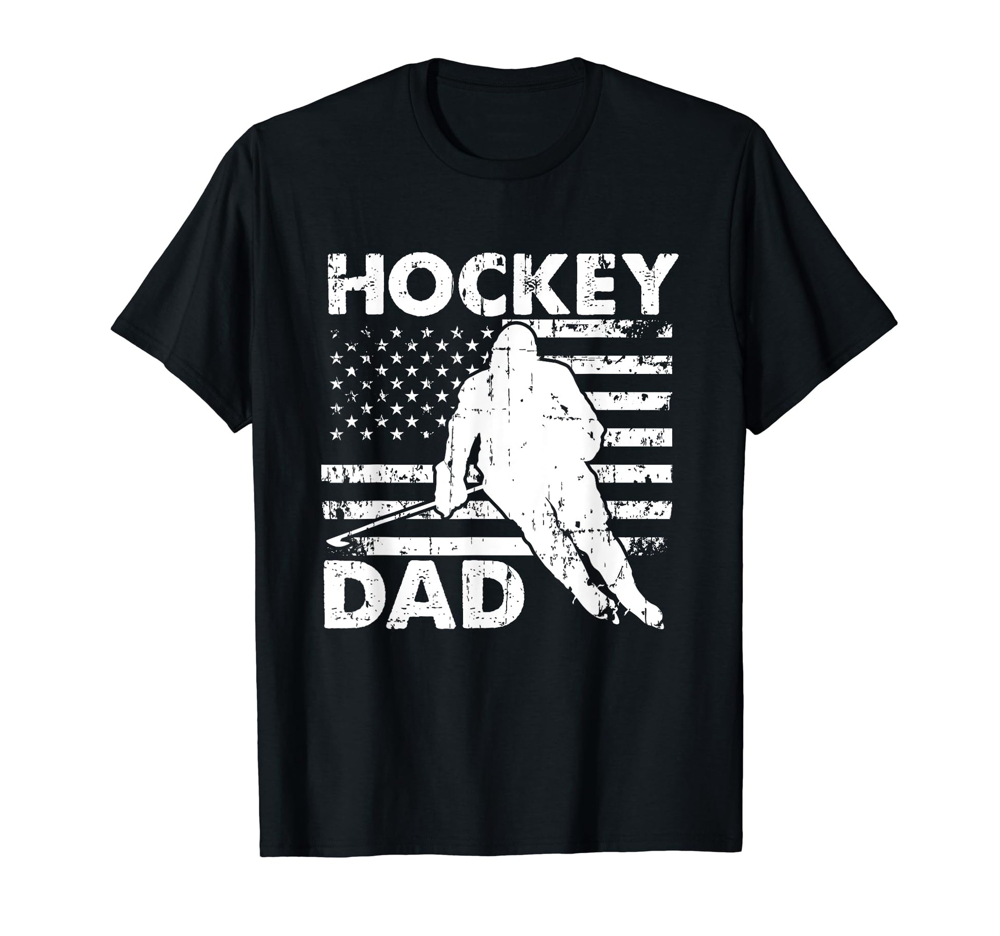 American Flag Hockey Dad Coach T-Shirt - Aesthetic Graphic for Adults - T-Shirt, Sweatshirt, Hoodie