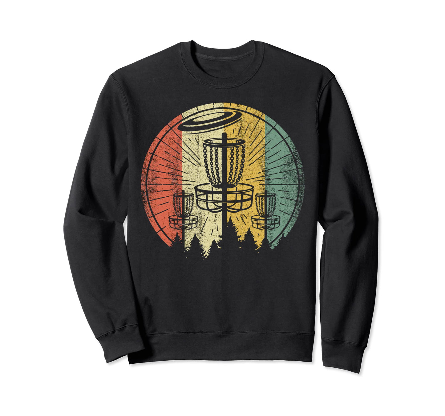 Disc Golf Funny Disc Golf Frisbee Sweatshirt - Custom Art Print for Adults - T-Shirt, Sweatshirt, Hoodie