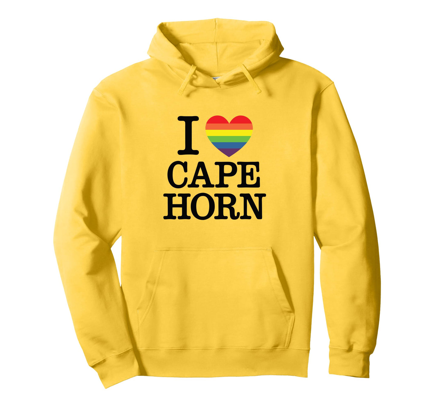 I Heart Cape Horn Funny Lgbtq Pride Hoodie - Aesthetic Graphic for Adults - T-Shirt, Sweatshirt, Hoodie