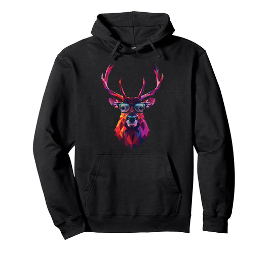 Caribou Dad Mom Sunglasses Caribou Hoodie - Minimalist Print Unisex - T-Shirt, Sweatshirt, Hoodie