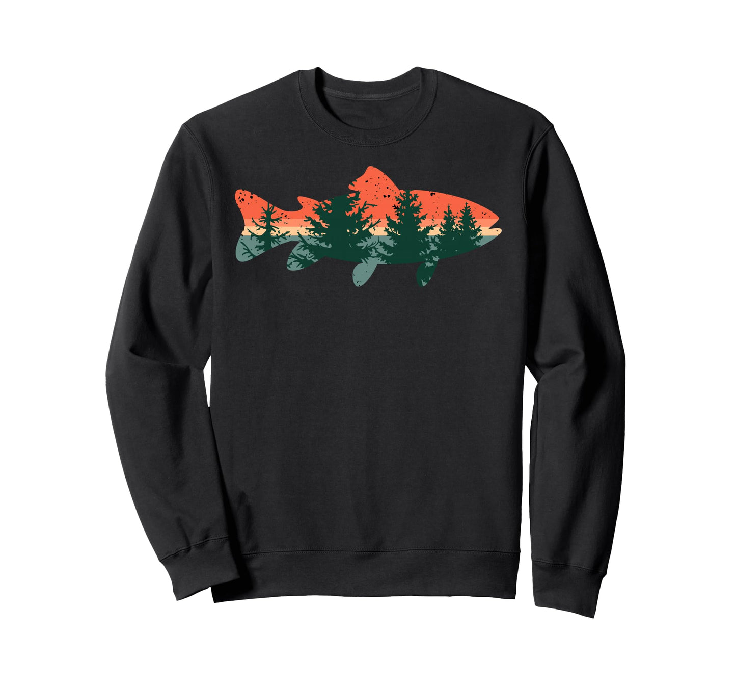 Fisherman Angler Fish Fan Sweatshirt - Casual Everyday Wear Men Women - T-Shirt, Sweatshirt, Hoodie