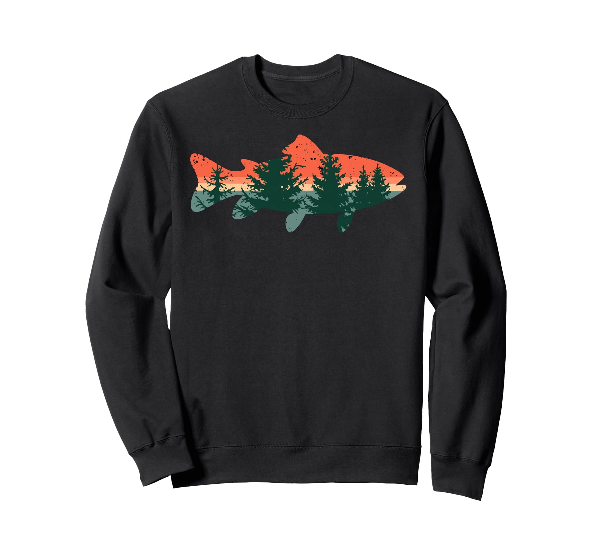 Fisherman Angler Fish Fan Sweatshirt - Casual Everyday Wear Men Women - T-Shirt, Sweatshirt, Hoodie