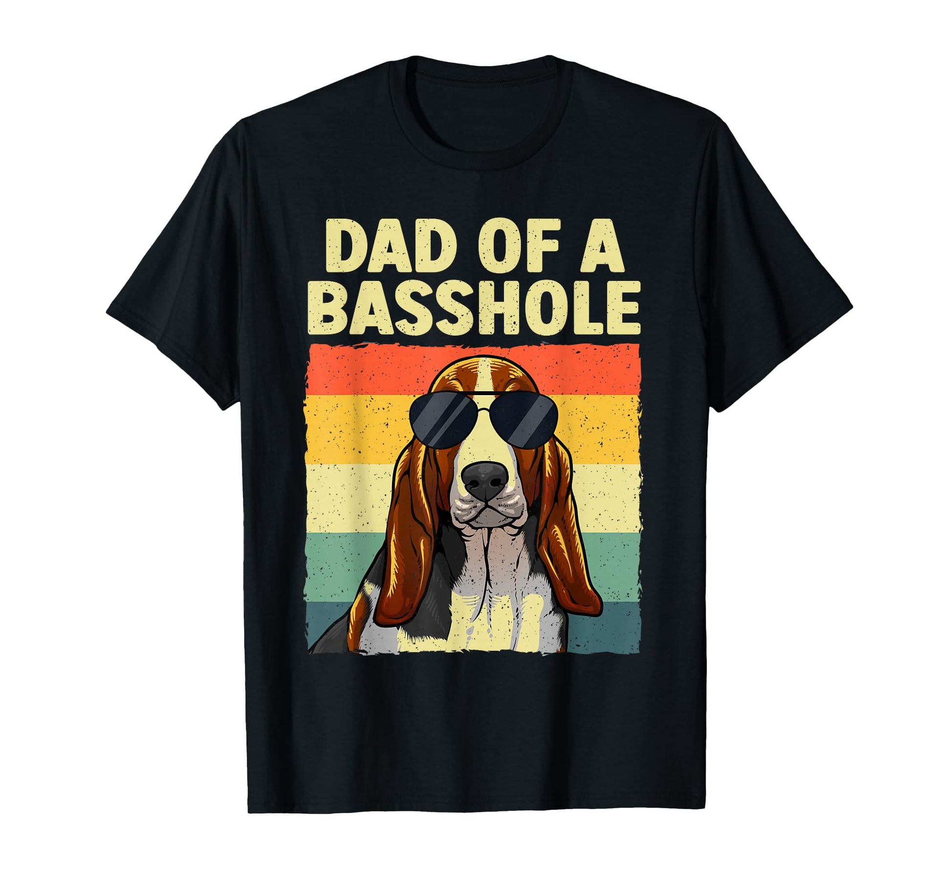Basset Hound Dad Dog Basset Hound T-Shirt - Casual Everyday Wear Unisex - T-Shirt, Sweatshirt, Hoodie