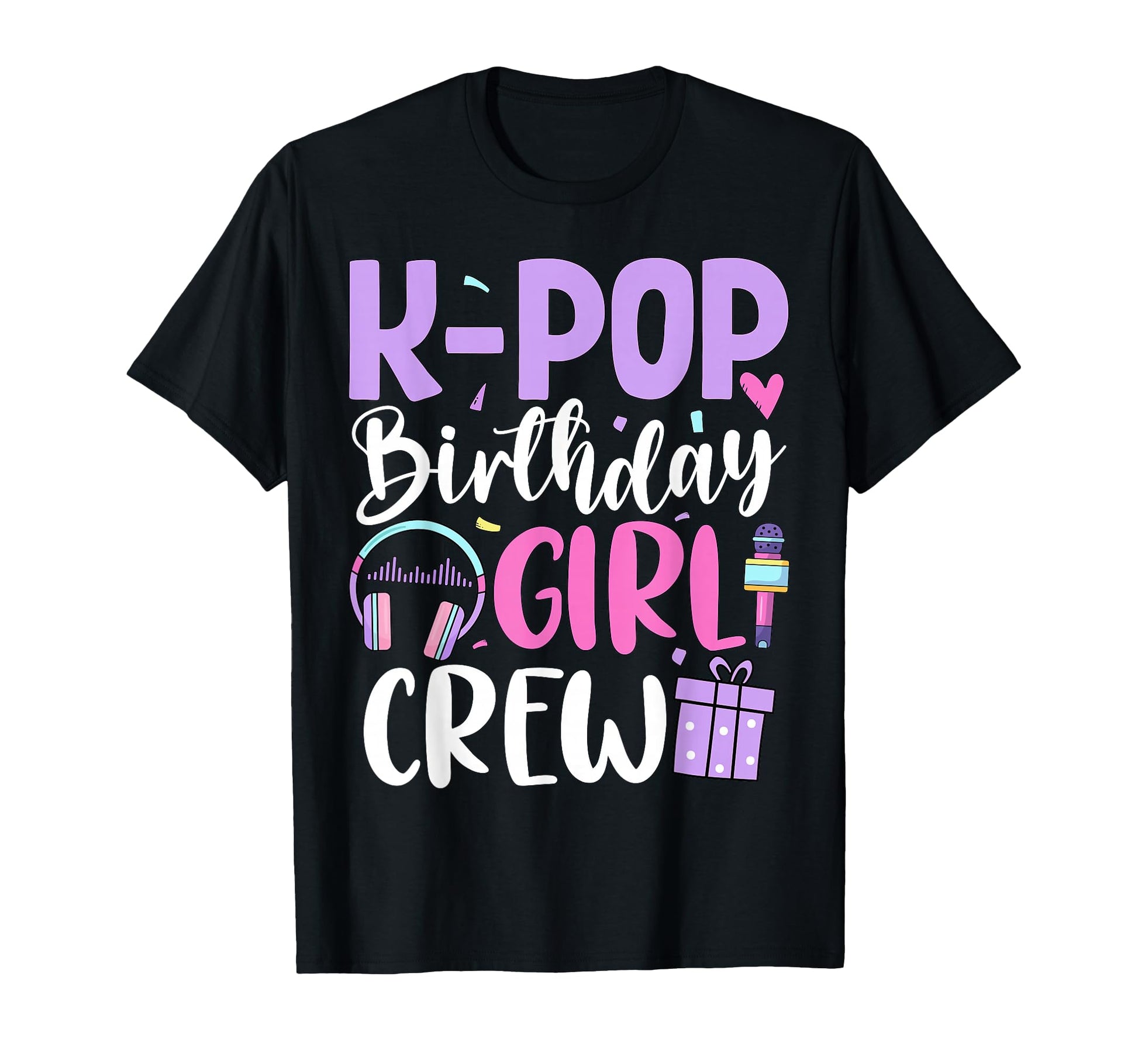 K Pop Birthday Crew Korean Pop T-Shirt - Custom Art Print for Adults - T-Shirt, Sweatshirt, Hoodie