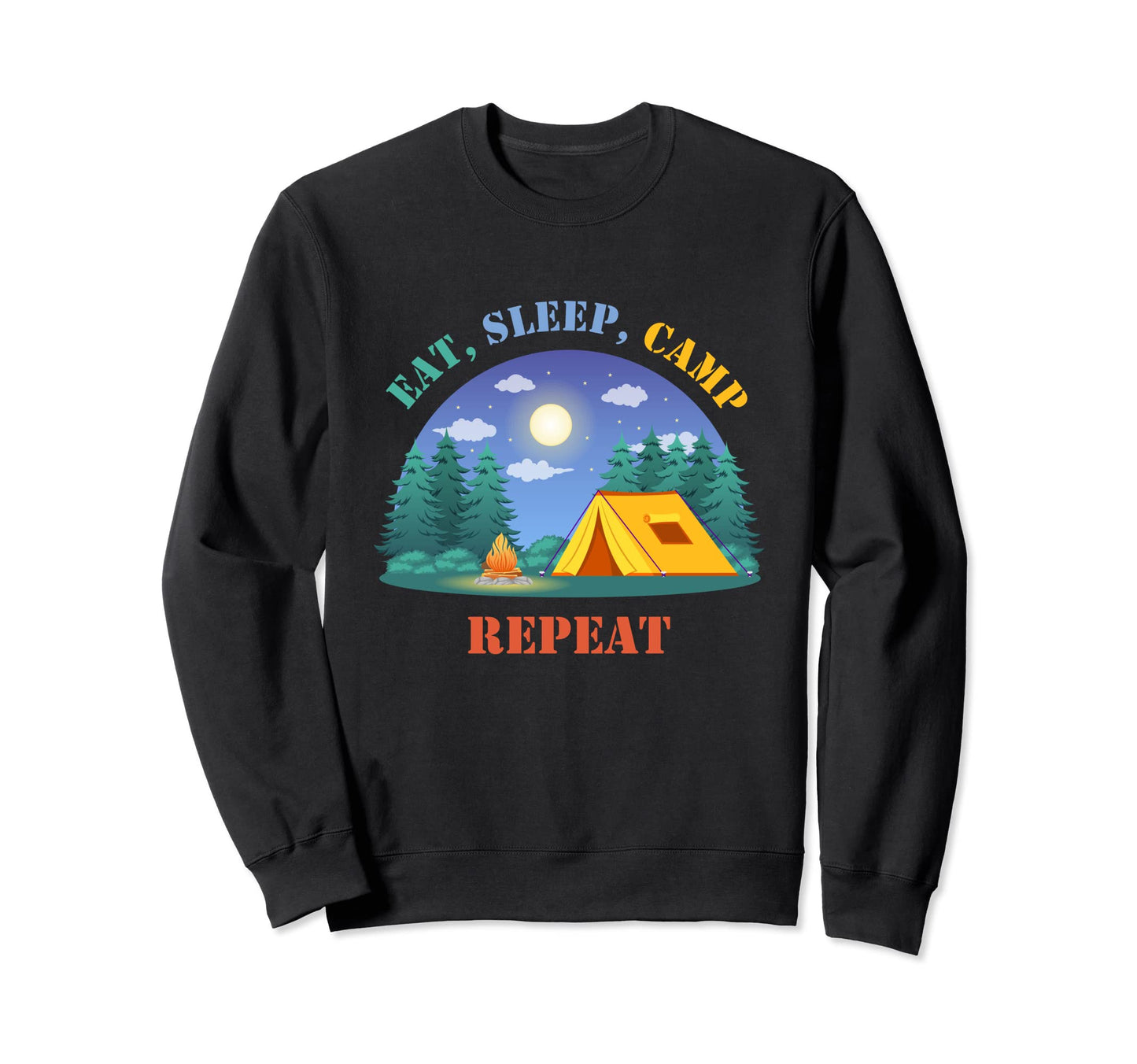 Camping Retirement Wilderness Sweatshirt - Aesthetic Graphic for Adults - T-Shirt, Sweatshirt, Hoodie