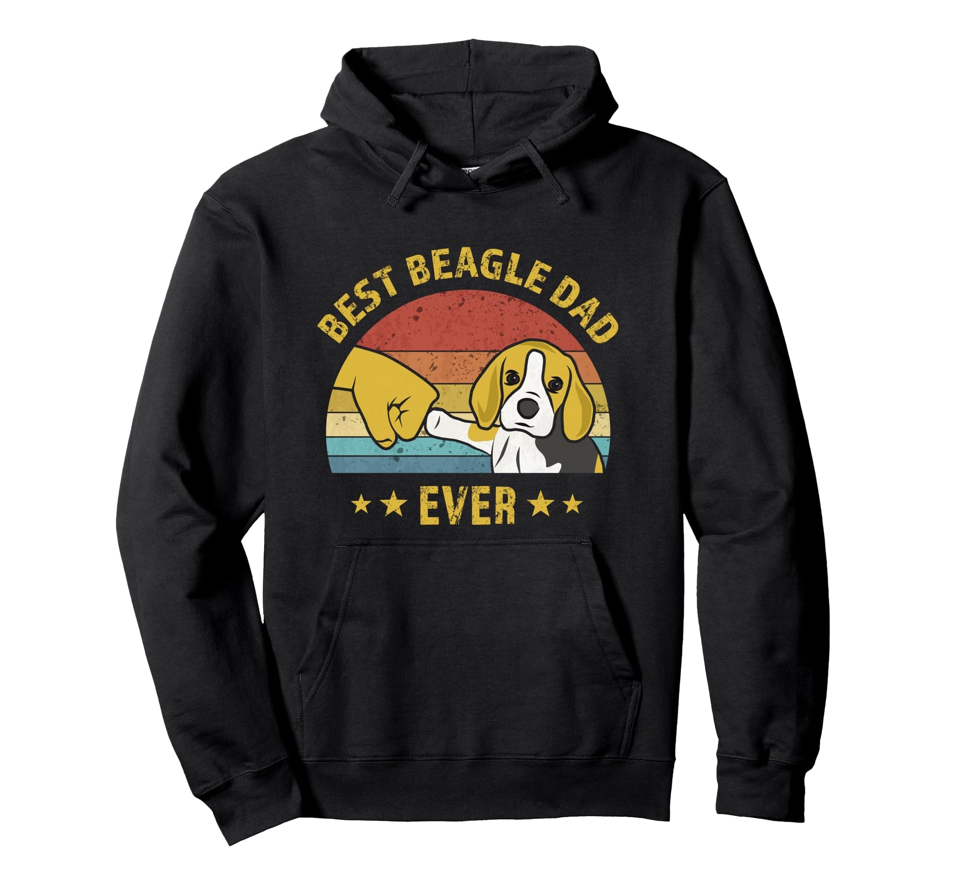 Best Beagle Dad Ever Puppy Lover Hoodie - Casual Everyday Wear Unisex - T-Shirt, Sweatshirt, Hoodie