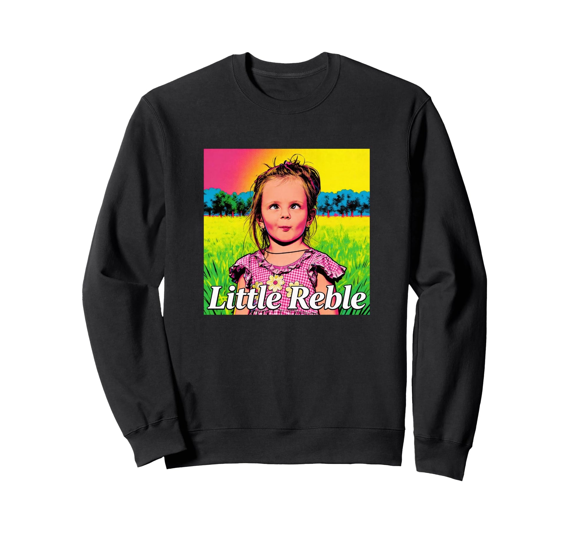 Pop Art Comic Portrait Little Sweatshirt - Streetwear Style for Adults - T-Shirt, Sweatshirt, Hoodie