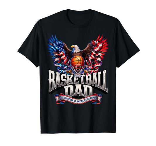 American Flag Basketball Patriotic T-Shirt - Casual Everyday Wear Unisex - T-Shirt, Sweatshirt, Hoodie
