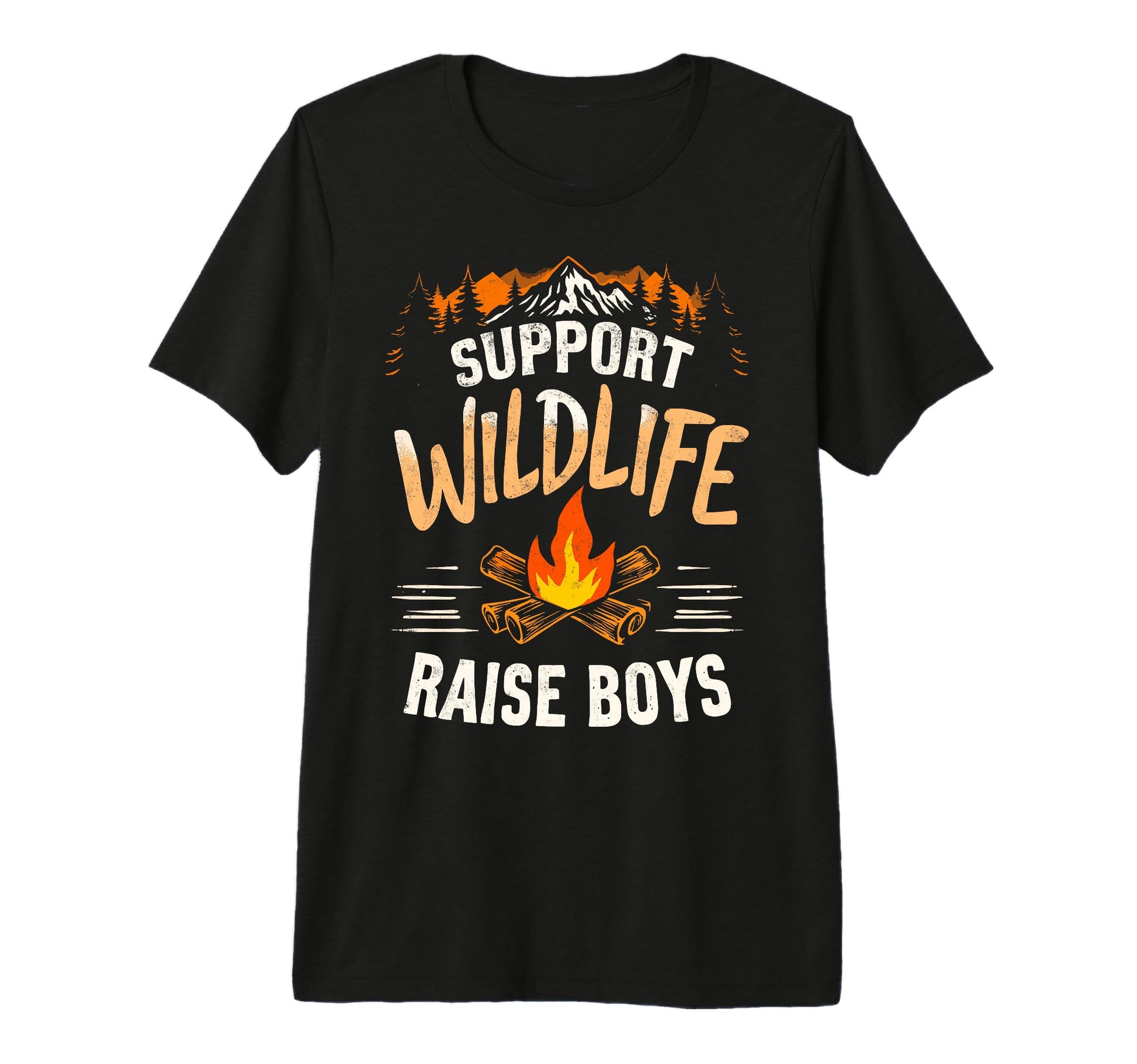 Support Wildlife Raise Camping T-Shirt - Casual Everyday Wear Men Women - T-Shirt, Sweatshirt, Hoodie