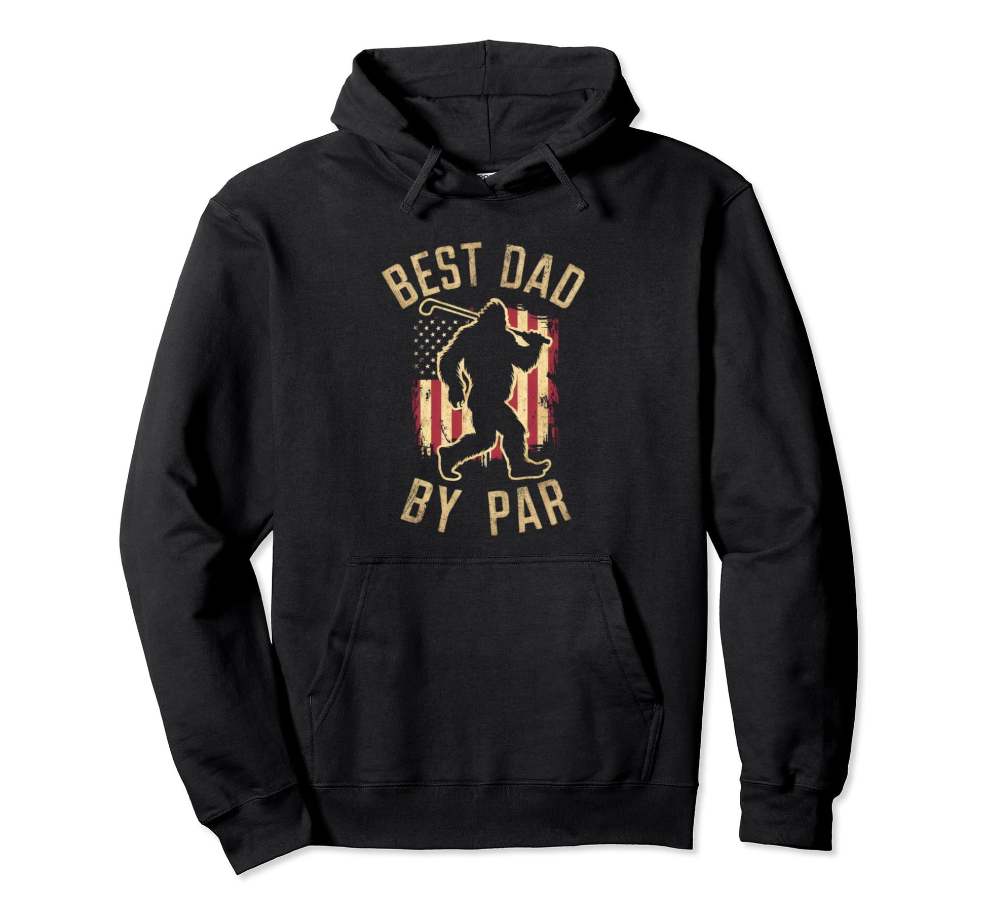 Best Dad Par Bigfoot Golf Fatherss Day Hoodie - Novelty Apparel Unisex - T-Shirt, Sweatshirt, Hoodie