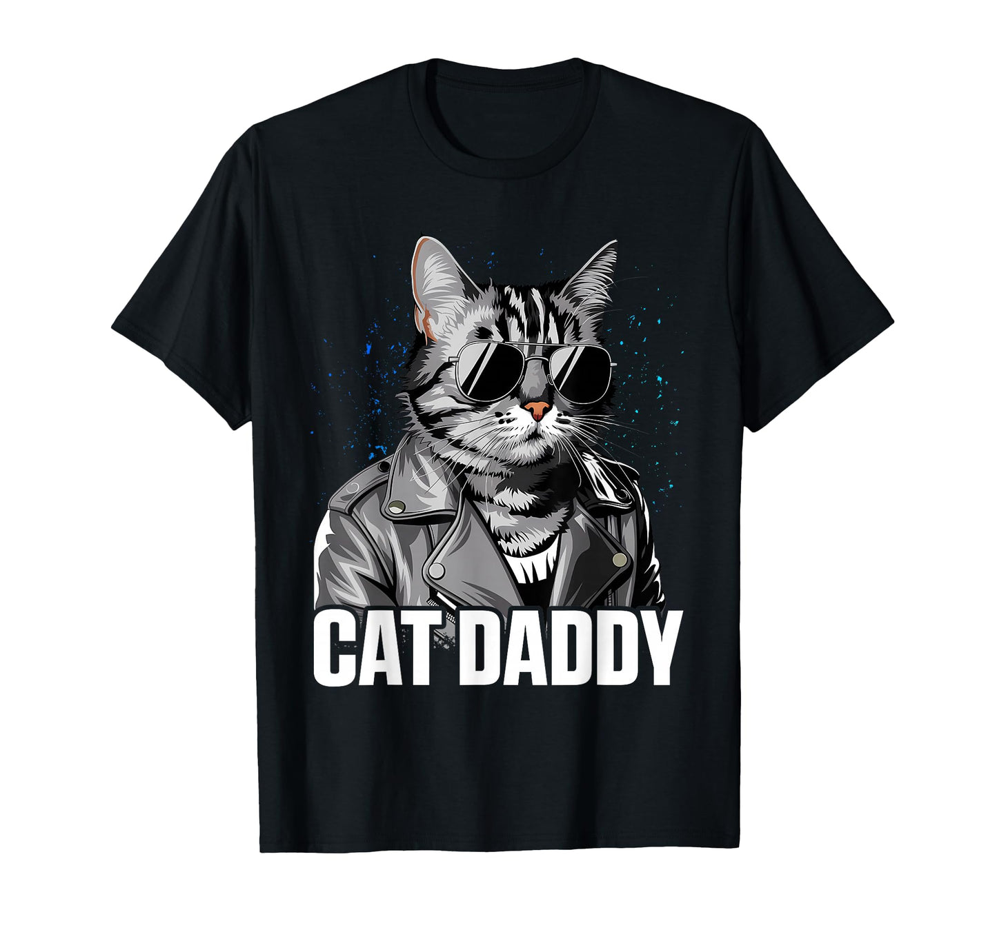 Funny Rad Cat Daddy Dad Fathers Day T-Shirt - Aesthetic Graphic for Adults - T-Shirt, Sweatshirt, Hoodie