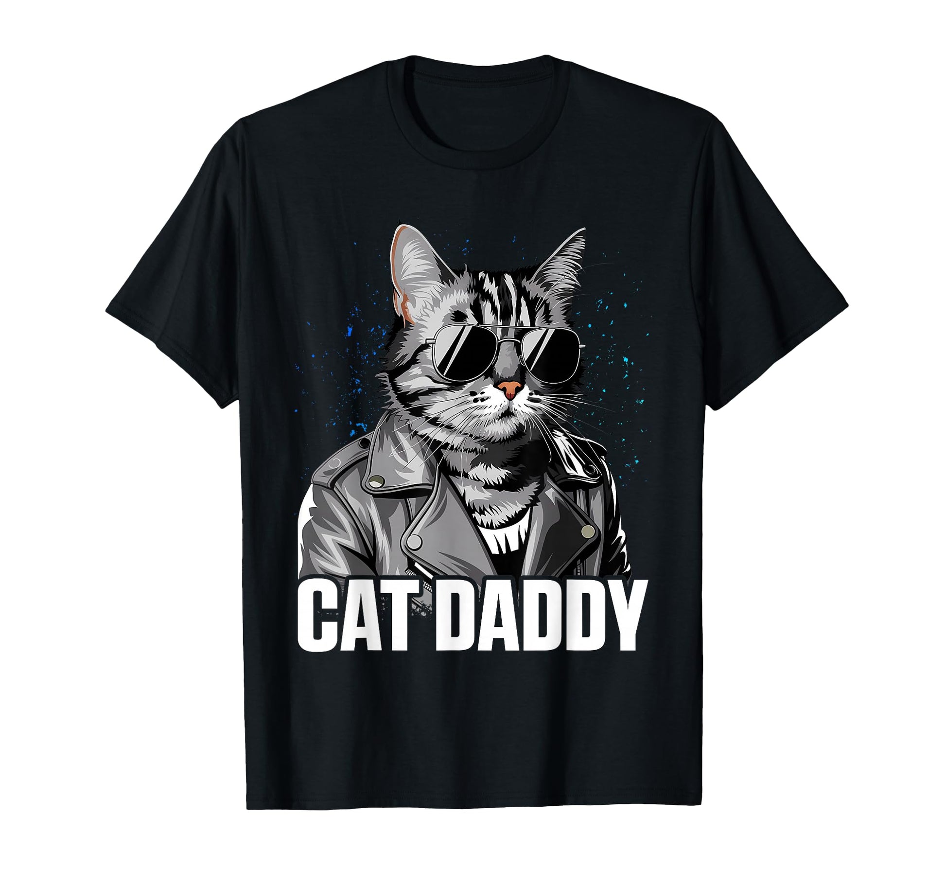 Funny Rad Cat Daddy Dad Fathers Day T-Shirt - Aesthetic Graphic for Adults - T-Shirt, Sweatshirt, Hoodie