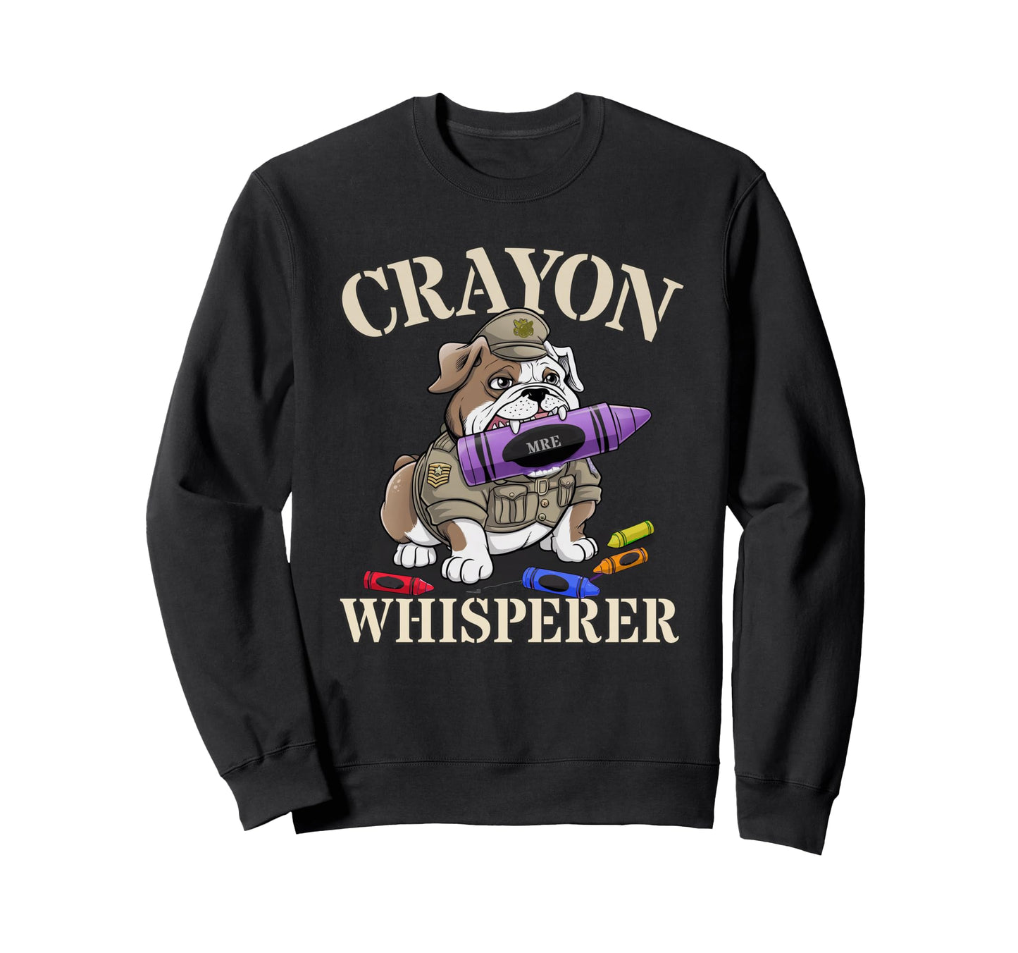 Funny Crayon Whisperer Father Family Sweatshirt - Novelty Apparel Unisex - T-Shirt, Sweatshirt, Hoodie