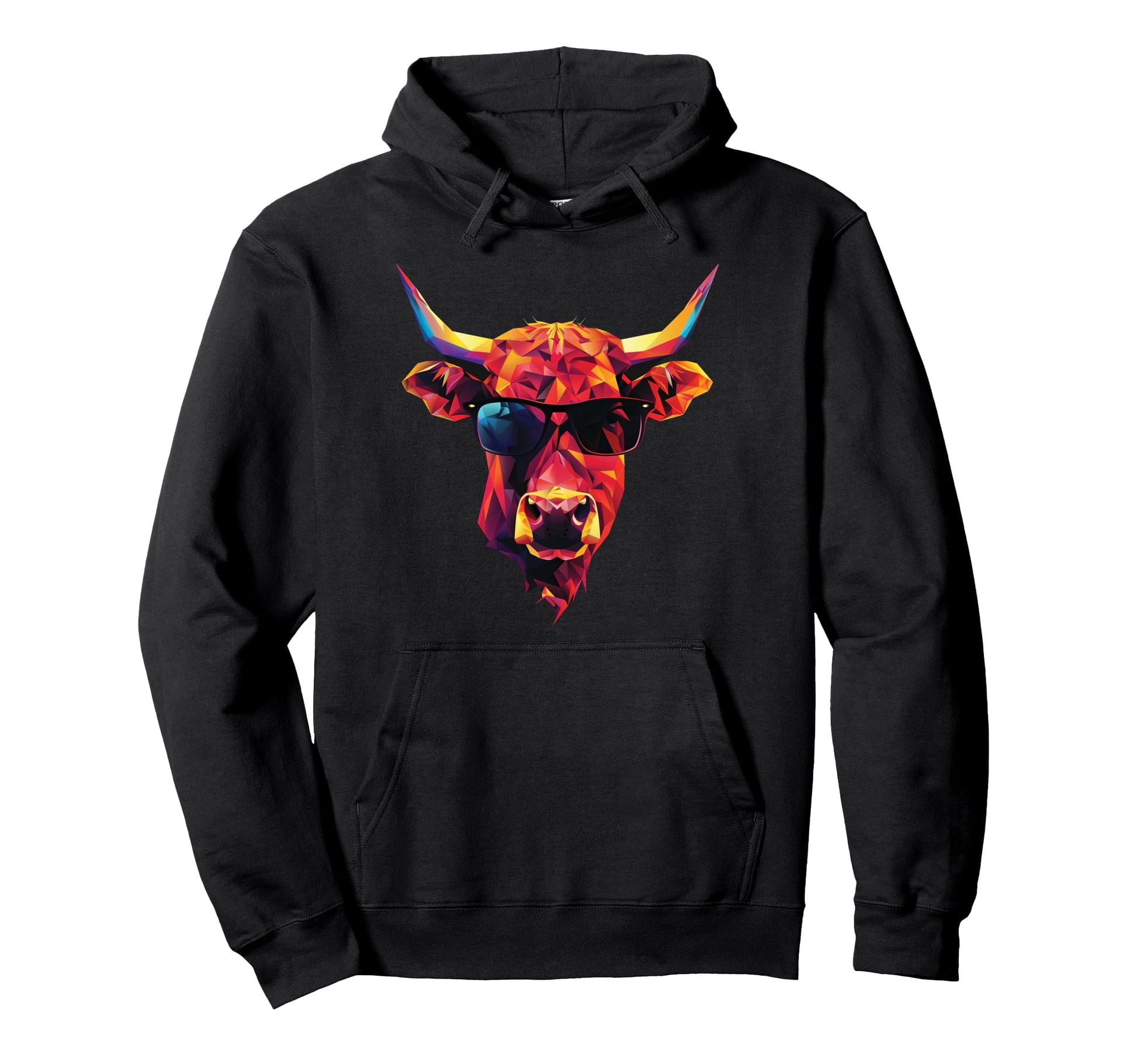 Cattle Dad Mom Sunglasses Cattle Hoodie - Aesthetic Graphic Unisex - T-Shirt, Sweatshirt, Hoodie