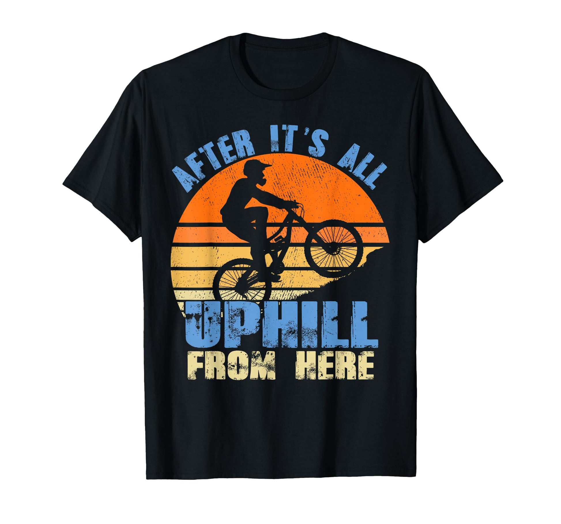 50Th Birthday Mountain Bike Tour Cycling T-Shirt - Trendy Graphic Unisex - T-Shirt, Sweatshirt, Hoodie