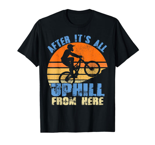 50Th Birthday Mountain Bike Tour Cycling T-Shirt - Trendy Graphic Unisex - T-Shirt, Sweatshirt, Hoodie