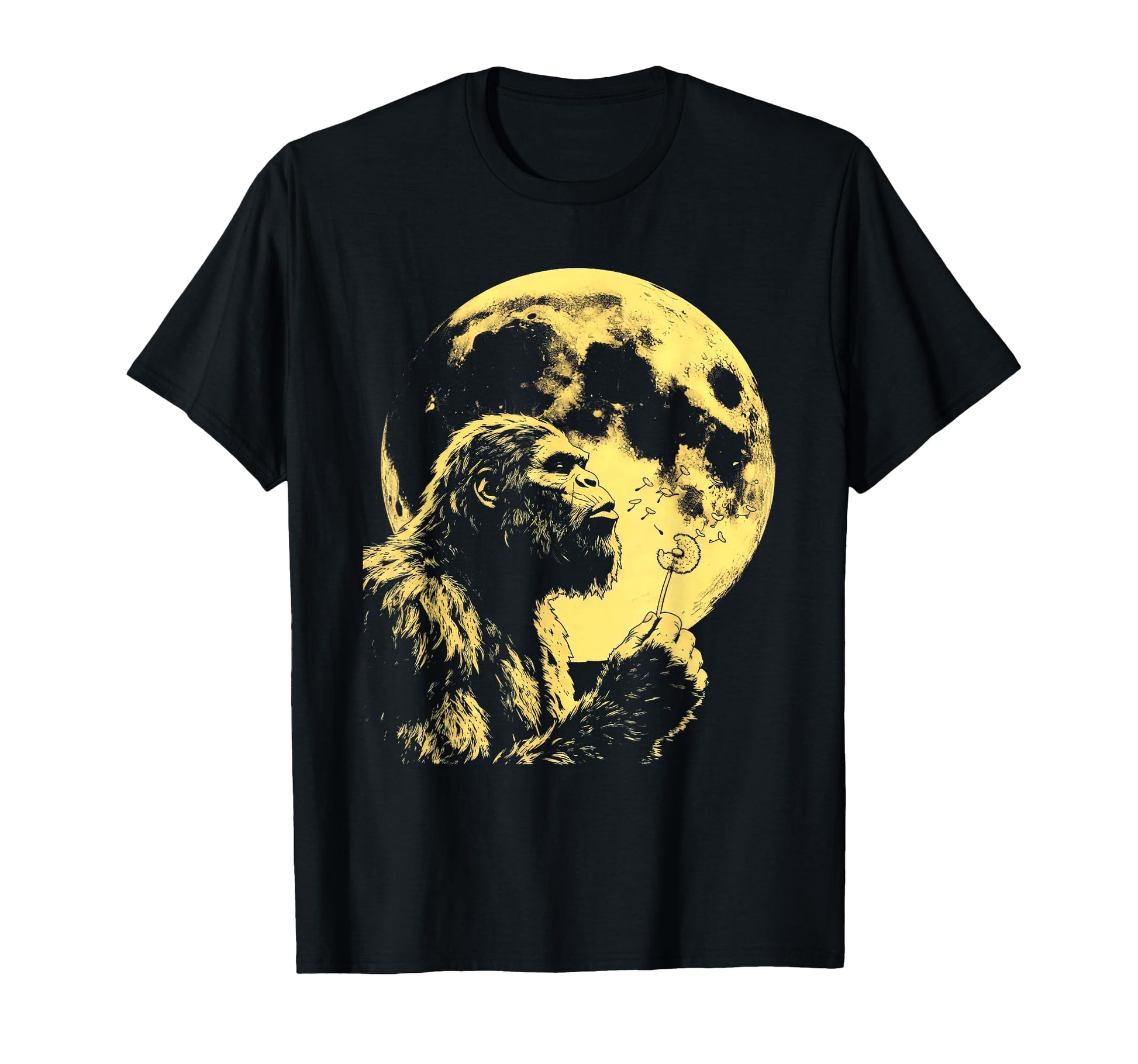 Blowing Wishes Funny Bigfoot Blowing T-Shirt - Novelty Apparel Unisex - T-Shirt, Sweatshirt, Hoodie