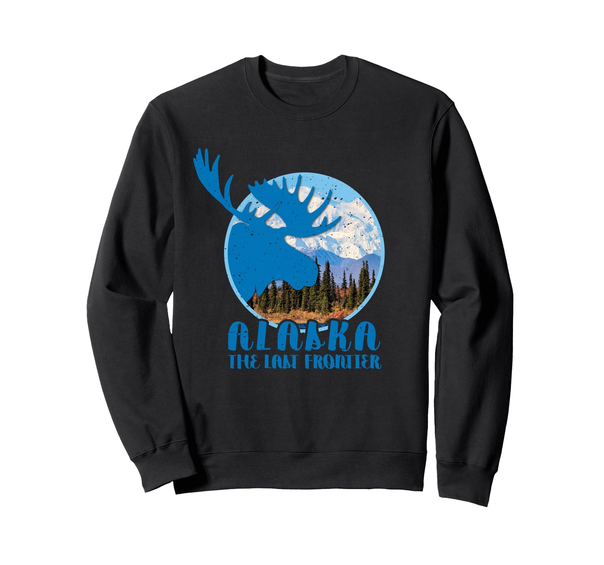 Denali National Park Alaska Moose Sweatshirt - Unique Graphic Unisex - T-Shirt, Sweatshirt, Hoodie