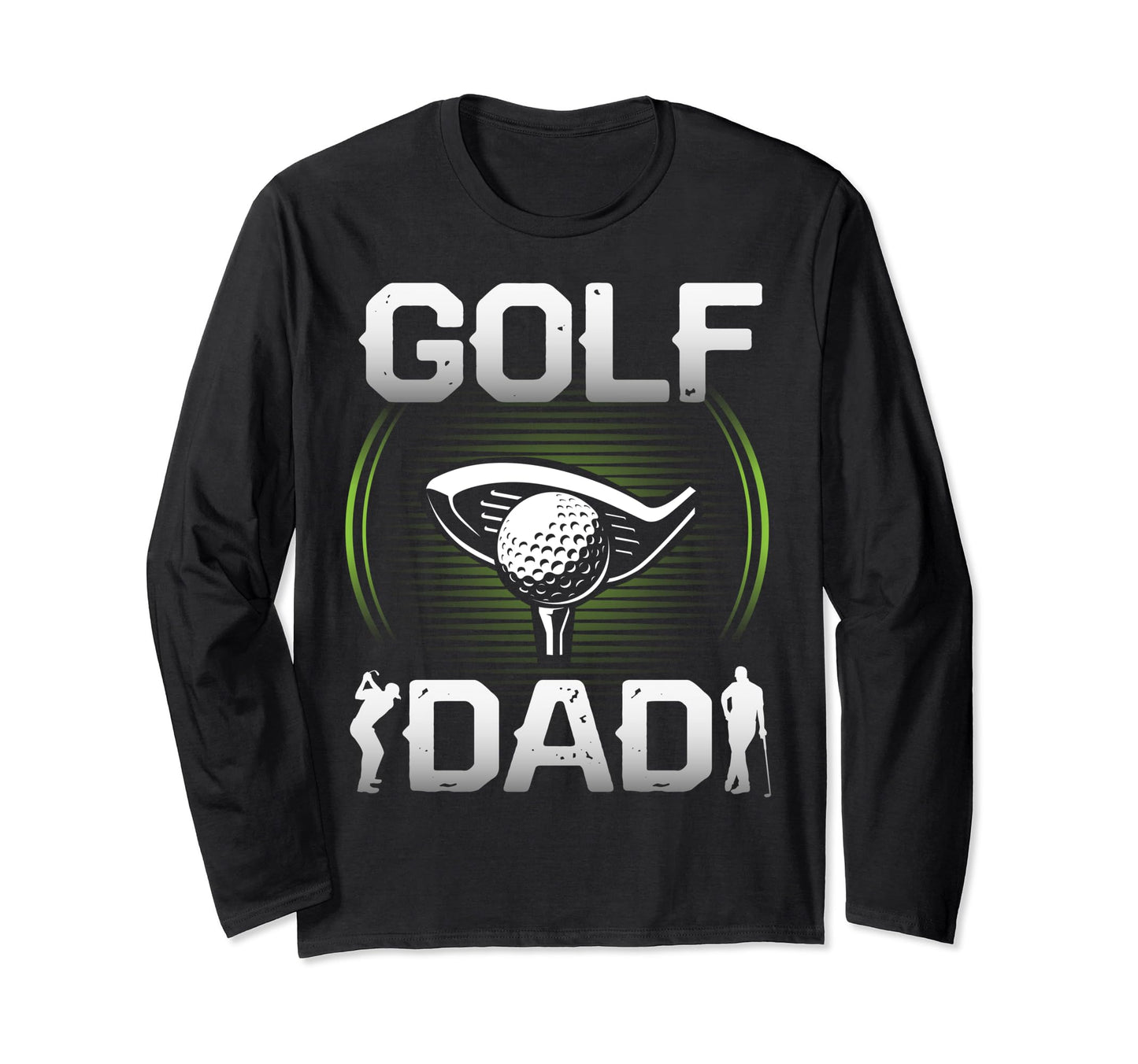 Golf Dad Golfing Golfer Father Ball Hoodie - Custom Art Print Men Women - T-Shirt, Sweatshirt, Hoodie