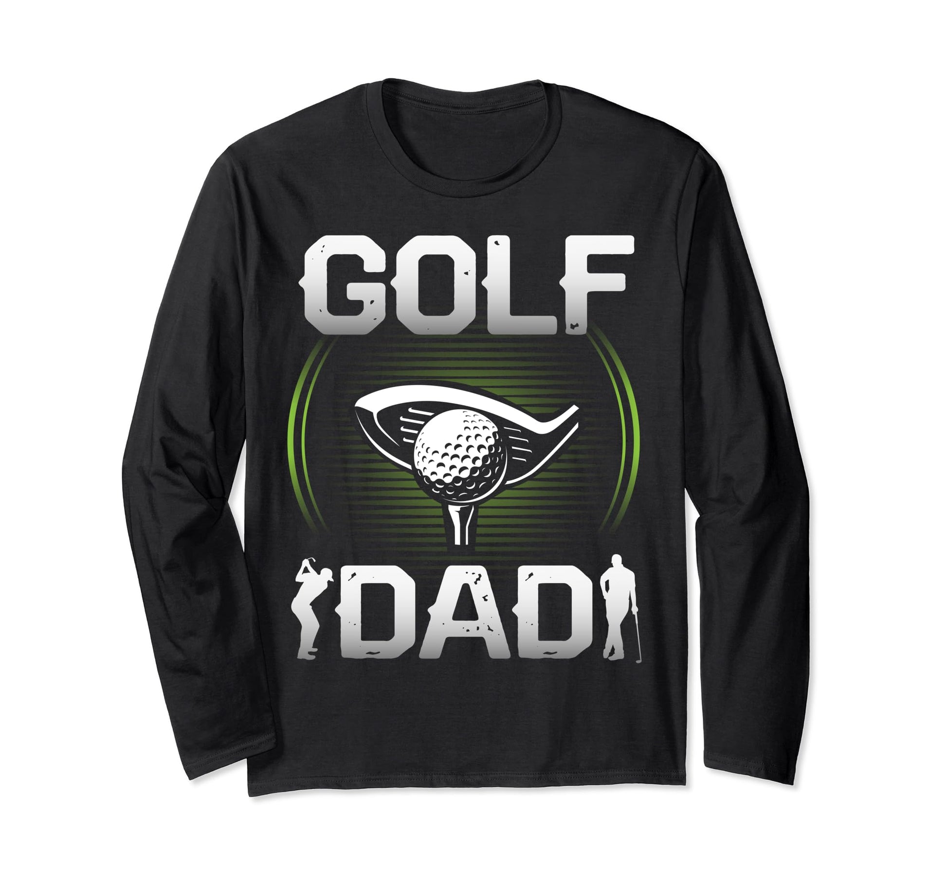 Golf Dad Golfing Golfer Father Ball Hoodie - Custom Art Print Men Women - T-Shirt, Sweatshirt, Hoodie