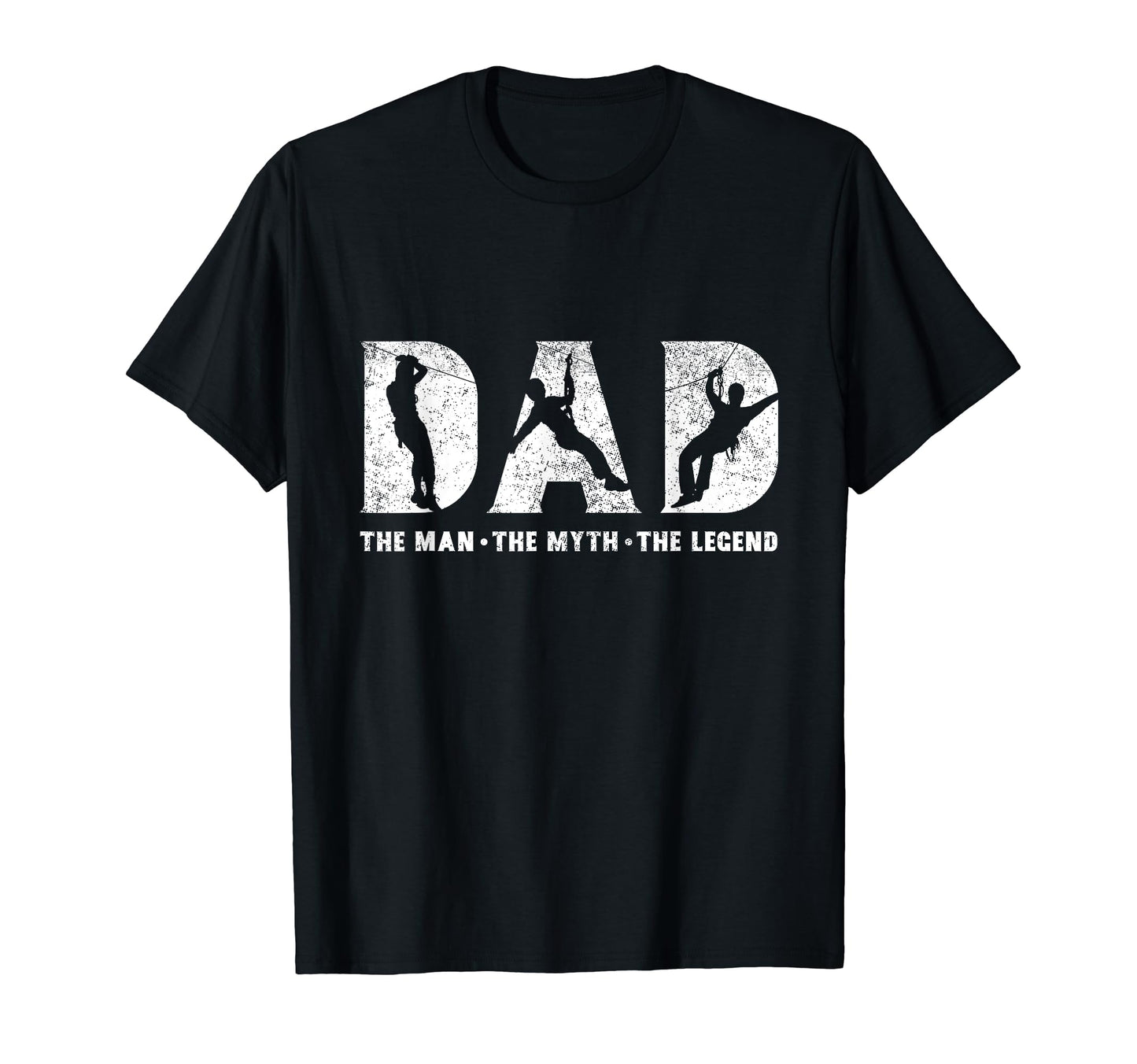 Zip Line Dad Myth Legend Fathers T-Shirt - Fun Novelty Design for Adults - T-Shirt, Sweatshirt, Hoodie