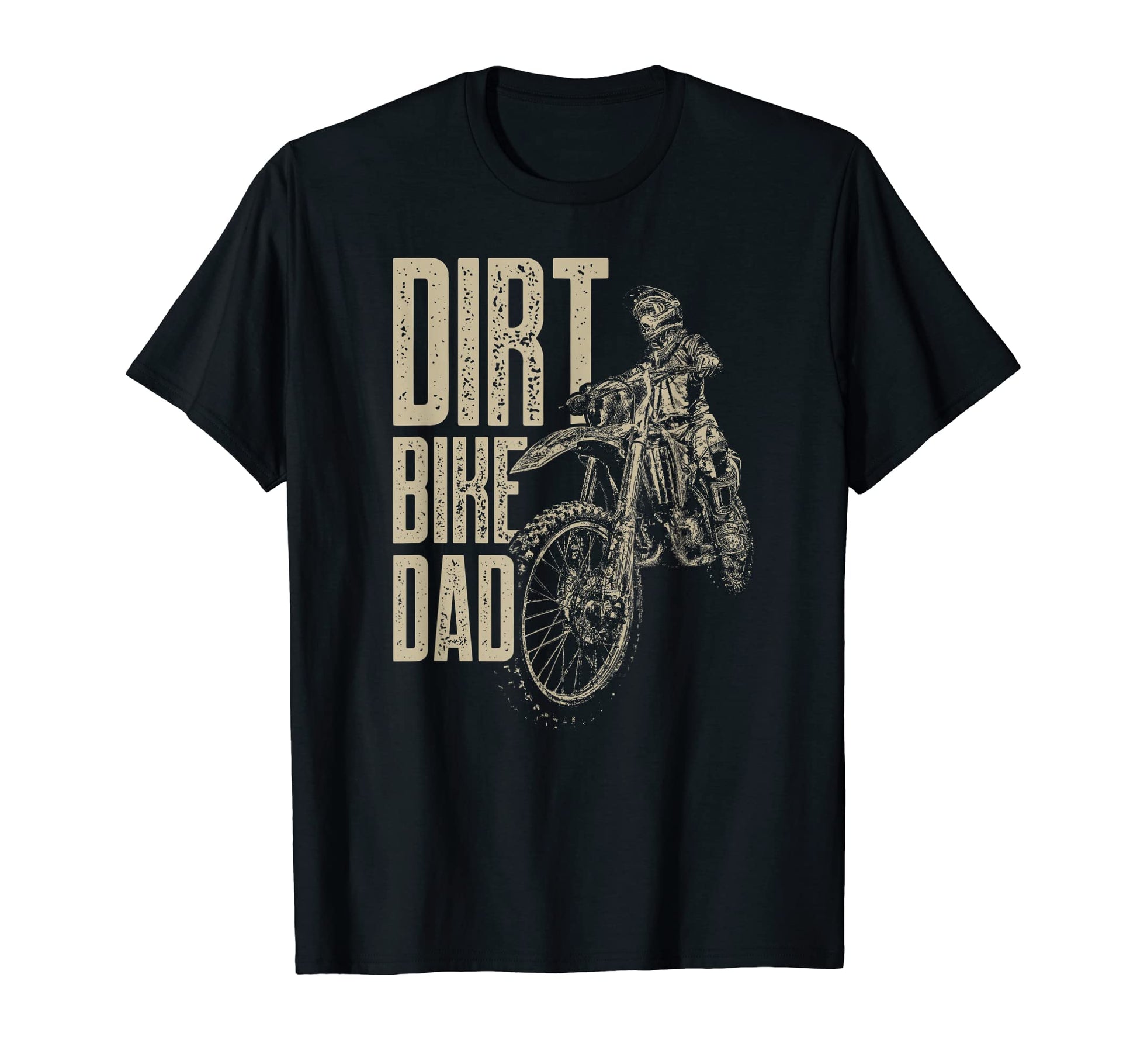 Dirt Bike Dad Motorcycle Drag Racing T-Shirt - Custom Art Print for Adults - T-Shirt, Sweatshirt, Hoodie