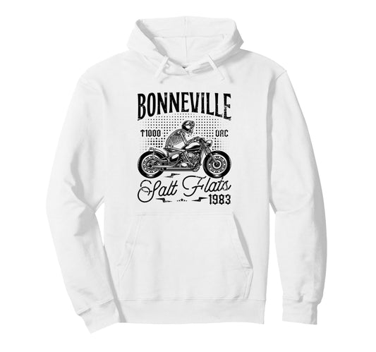 Bonneville Salt Flats Motorcycle Racing Hoodie - Streetwear Style Unisex - T-Shirt, Sweatshirt, Hoodie