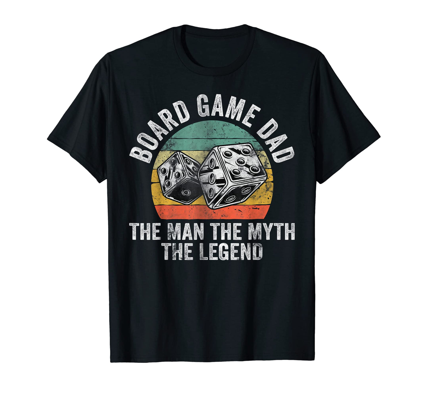 Dad Gamer Board Game Dad Myth Legend T-Shirt - Streetwear Style for Adults - T-Shirt, Sweatshirt, Hoodie