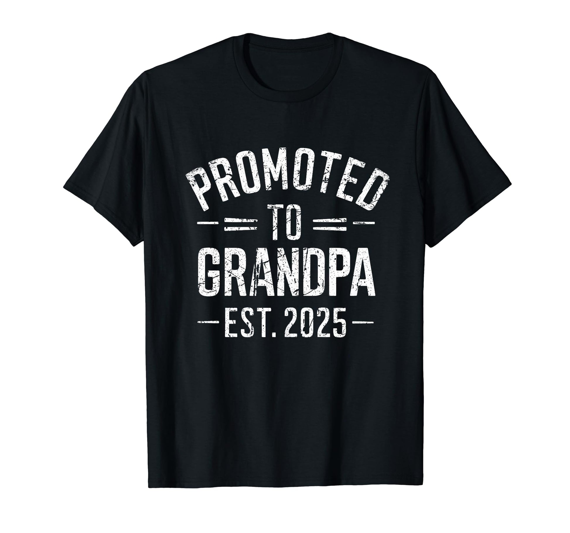 Promoted To Grandpa 2025 Grandfather T-Shirt - Custom Art Print for Adults - T-Shirt, Sweatshirt, Hoodie