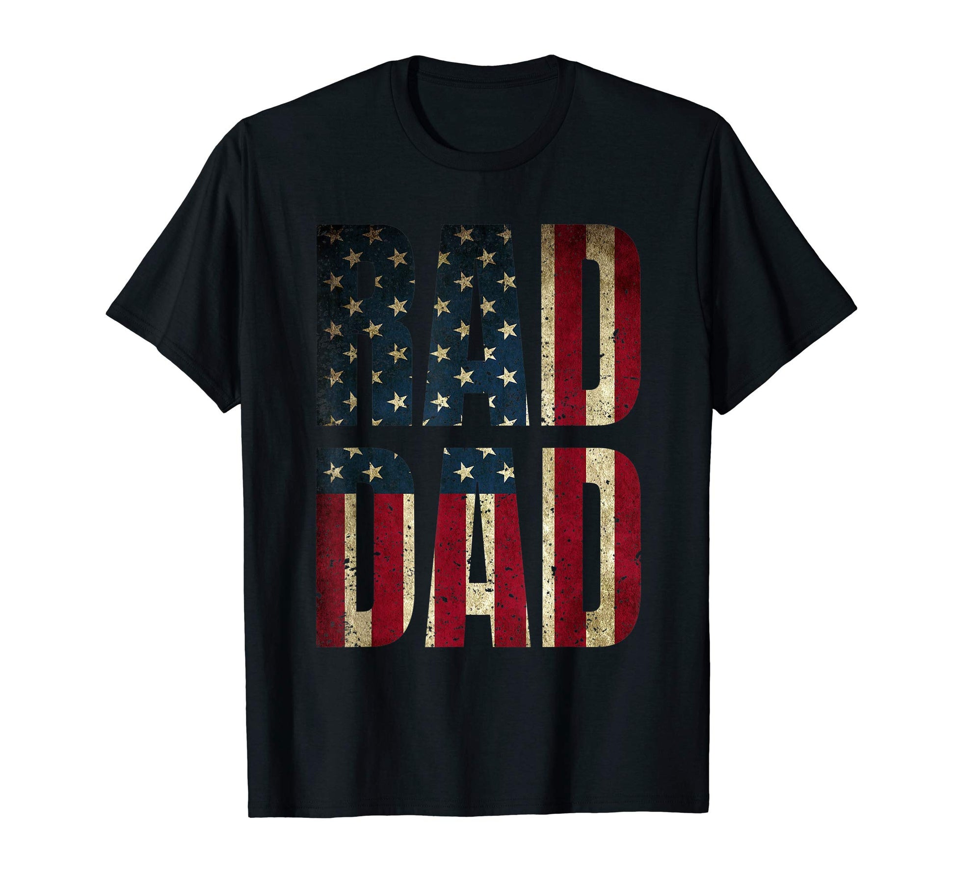 Rad Dad Dad American Flag Daddy T-Shirt - Streetwear Style for Adults - T-Shirt, Sweatshirt, Hoodie