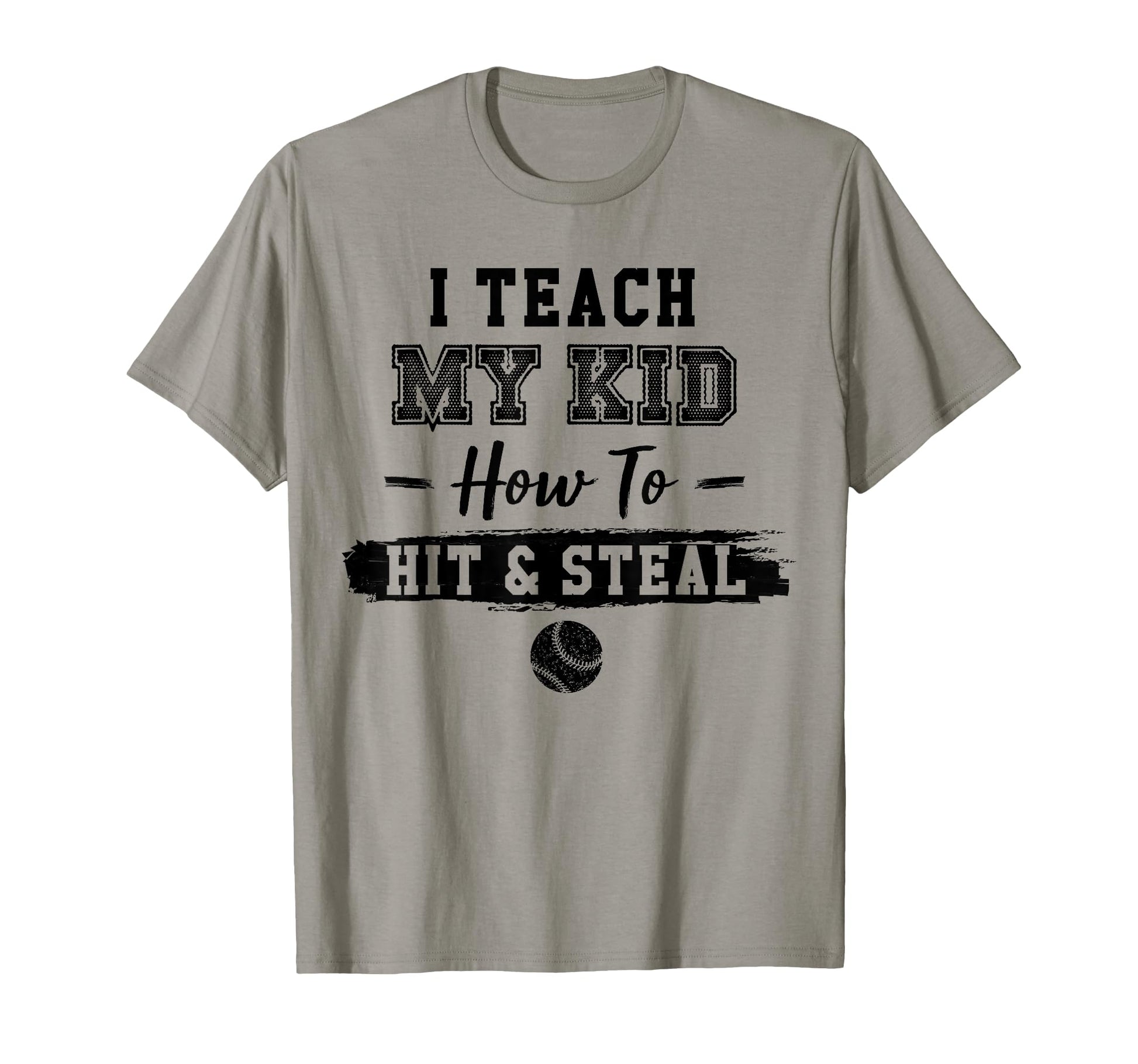 Baseball Funny Softball Fathers Day Gift T-Shirt - Custom Art Print Unisex - T-Shirt, Sweatshirt, Hoodie