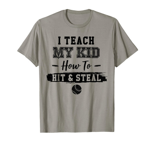 Baseball Funny Softball Fathers Day Gift T-Shirt - Custom Art Print Unisex - T-Shirt, Sweatshirt, Hoodie