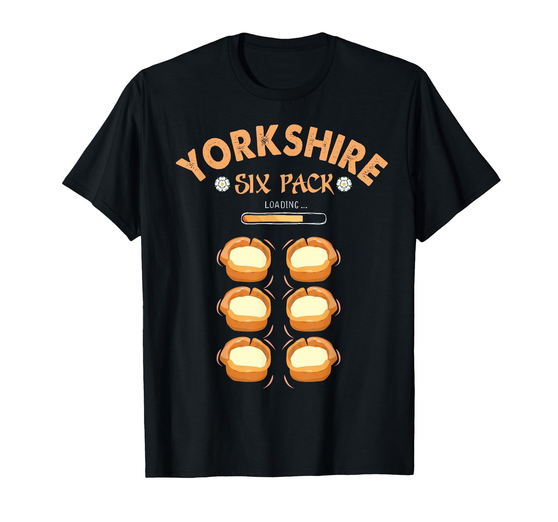 Yorkshire Six Pack Yorkshire Pudding T-Shirt - Custom Art Print Men Women - T-Shirt, Sweatshirt, Hoodie