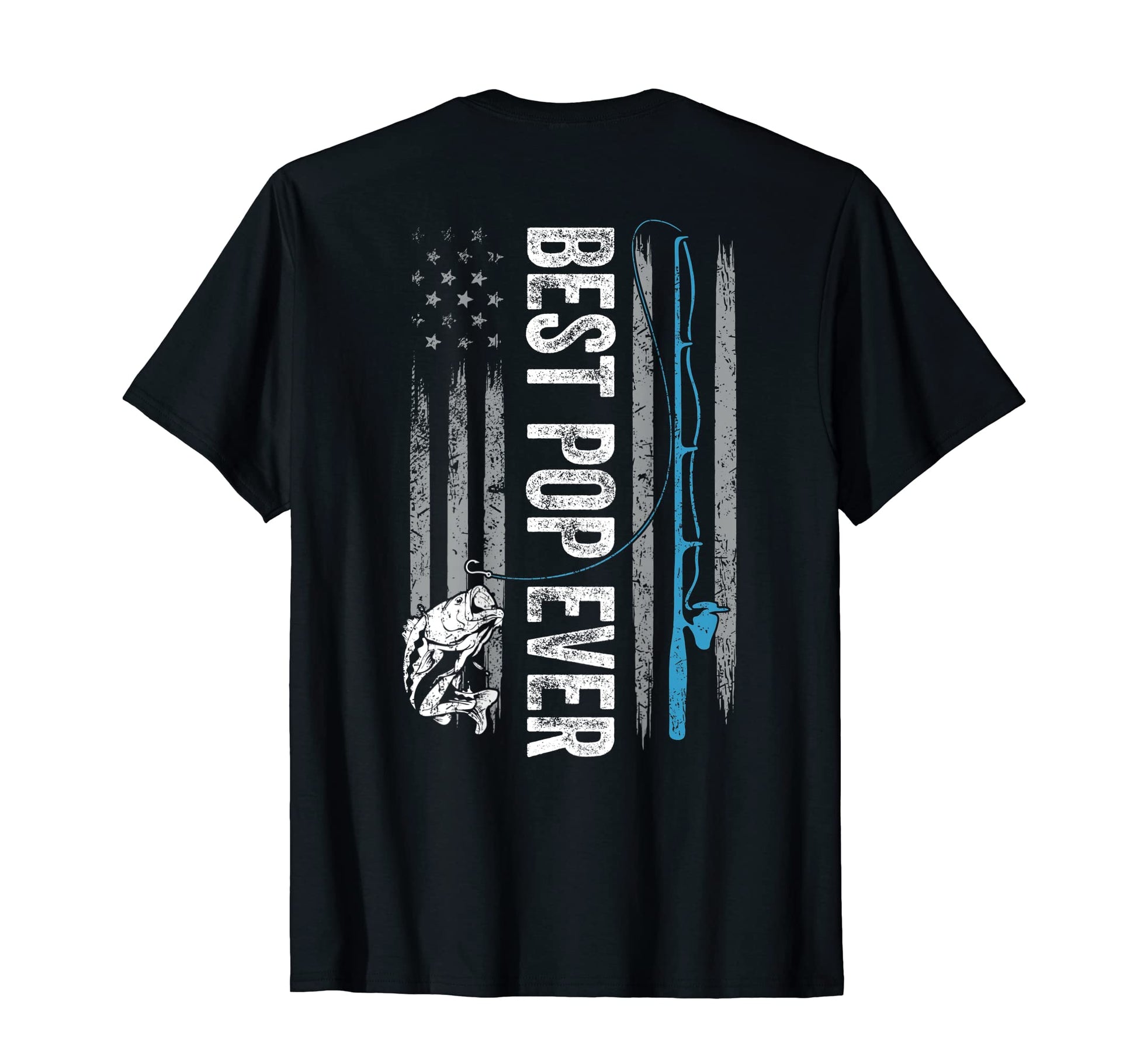 Mens Fishing Dad Fisherman Best Pop T-Shirt - Aesthetic Graphic for Adults - T-Shirt, Sweatshirt, Hoodie