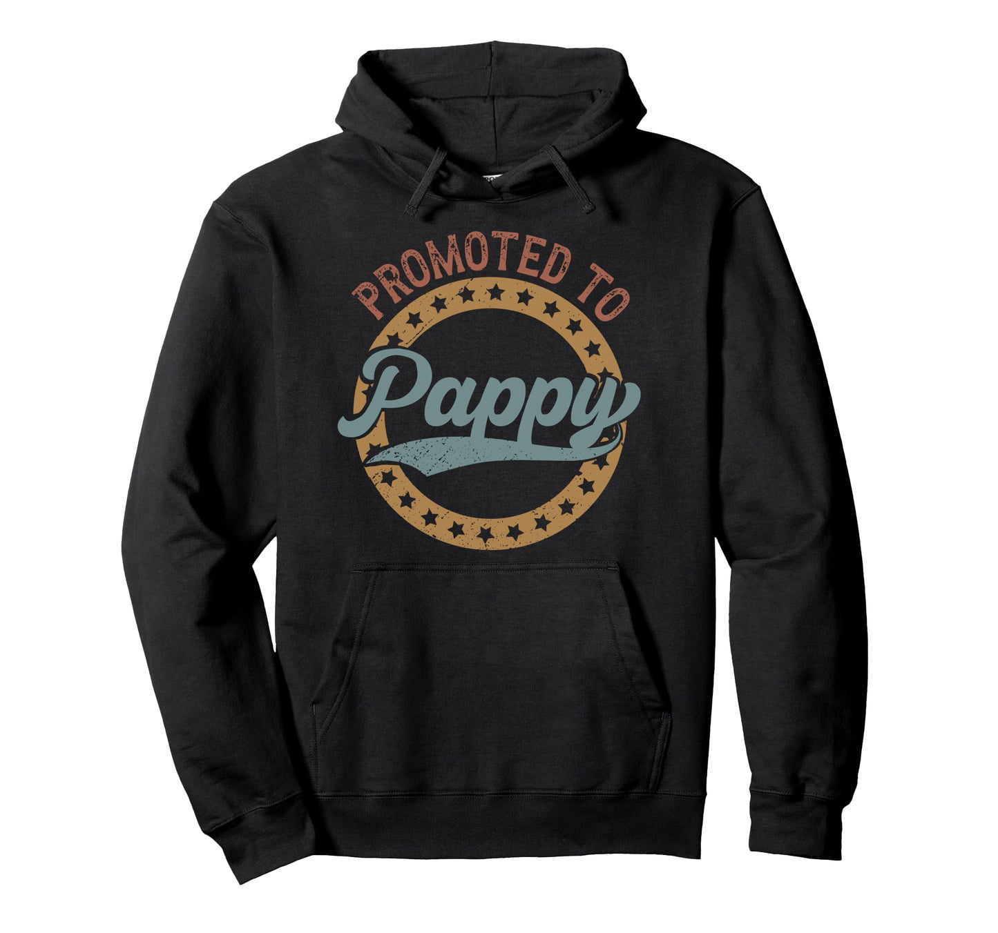 Promoted To Pappy Future Pappy Grandpa Hoodie - Graphic Print for Adults - T-Shirt, Sweatshirt, Hoodie