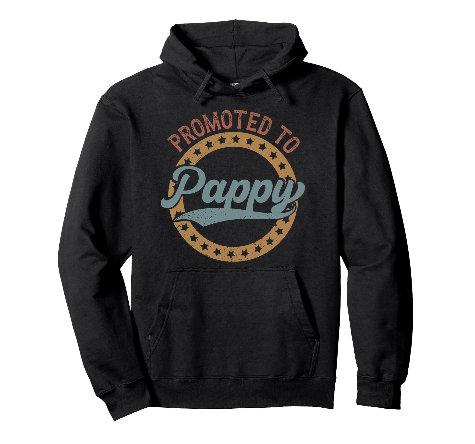 Promoted To Pappy Future Pappy Grandpa Hoodie - Graphic Print for Adults - T-Shirt, Sweatshirt, Hoodie